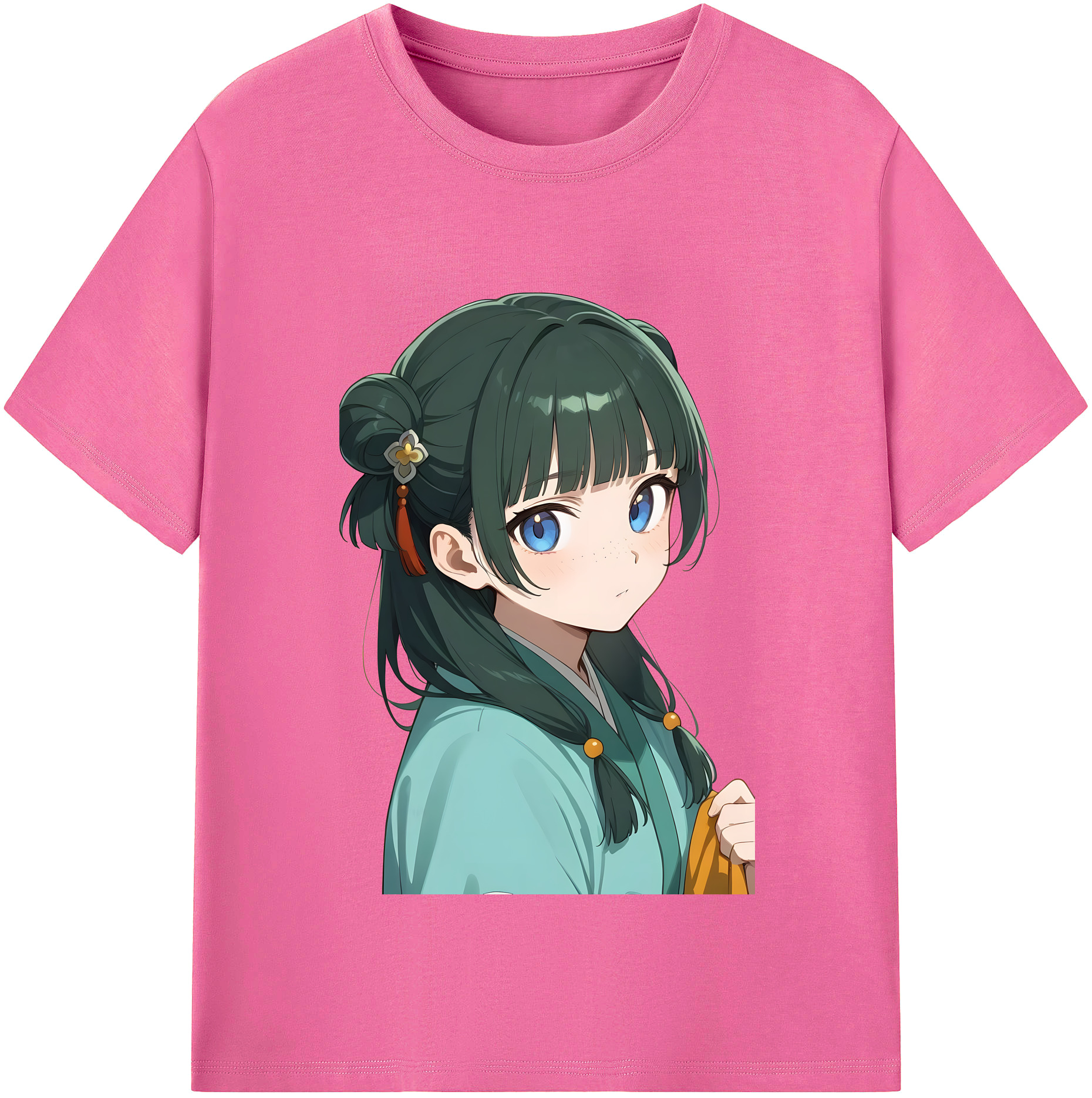 （画像用） 薬屋のひとりごと The Apothecary Diaries レディースカジュアルプリントTシャツ（綿100％）